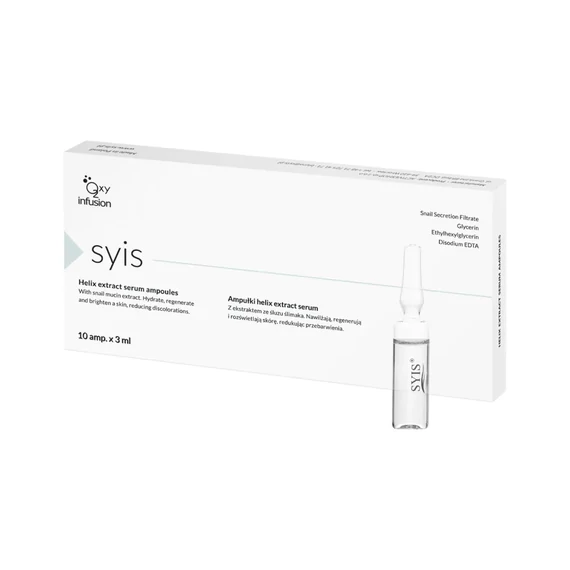 Syis ampullák csiganyálka hélix kivonat szérummal 10 x 3 ml